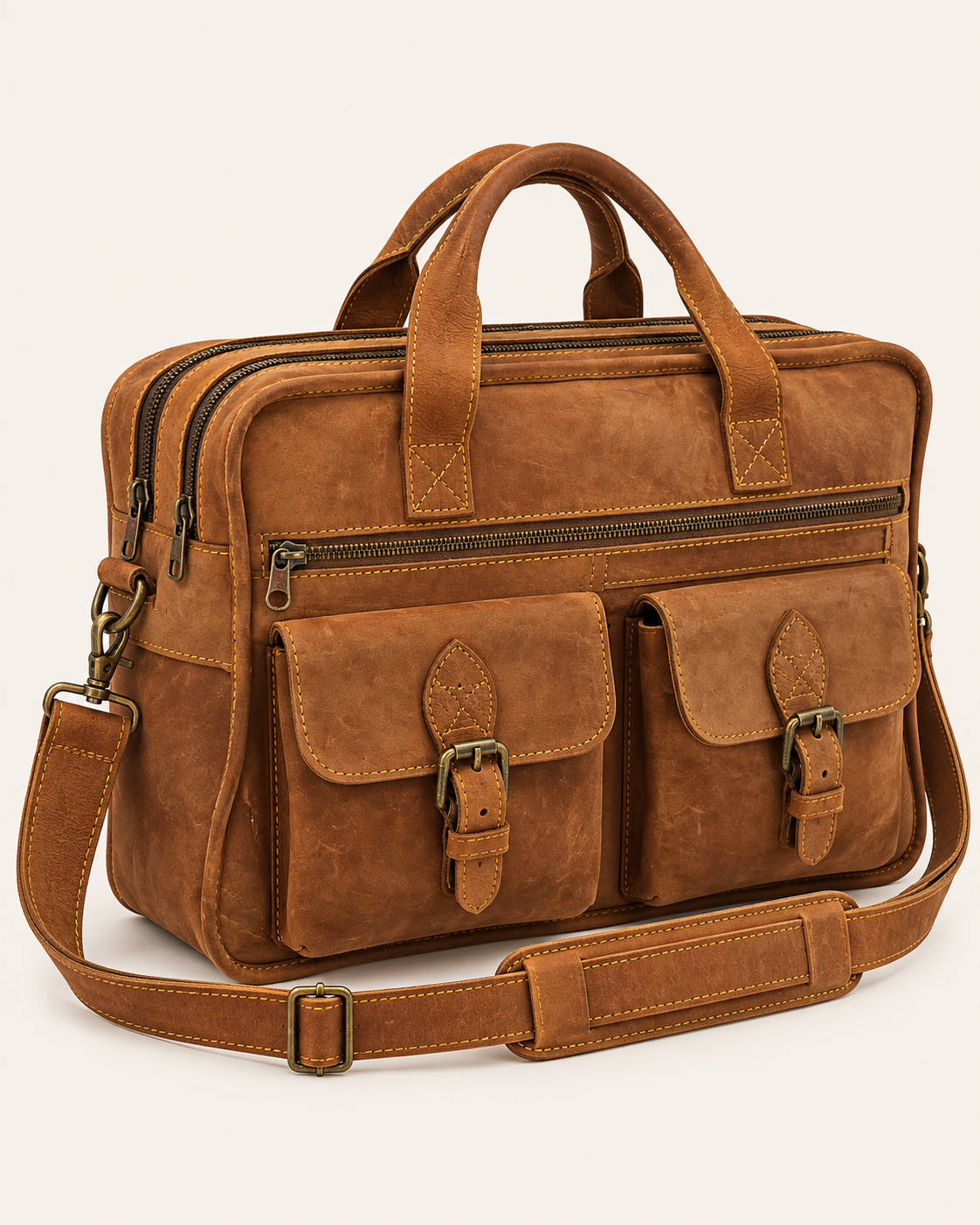 Leather Laptop Bags Made in Kenya
