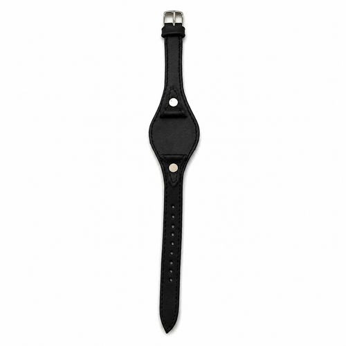 Genuine Cowhide Leather Bund Watch Strap – Vintage Cuff Style