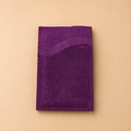 Ultra-Slim Cowhide Leather Card Holder Wallet – 6 Card Slots